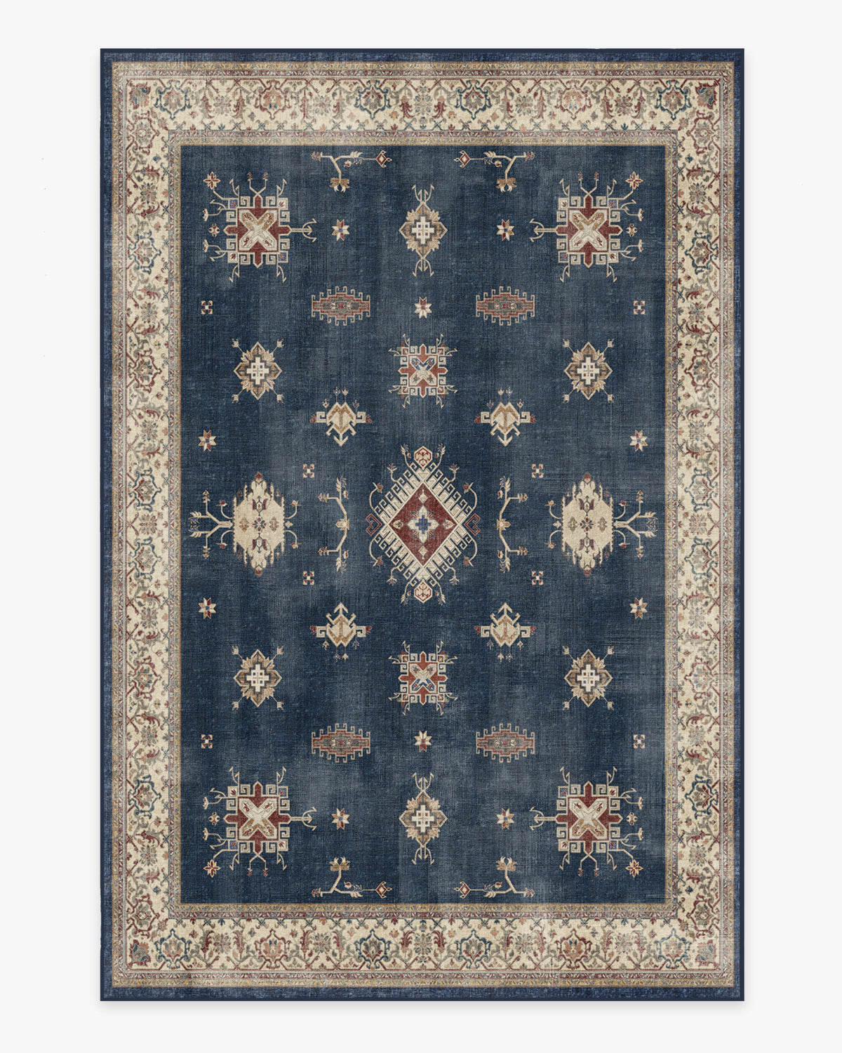 Verena — Halı, Safir, AREA, beyaz zemin, 6x9