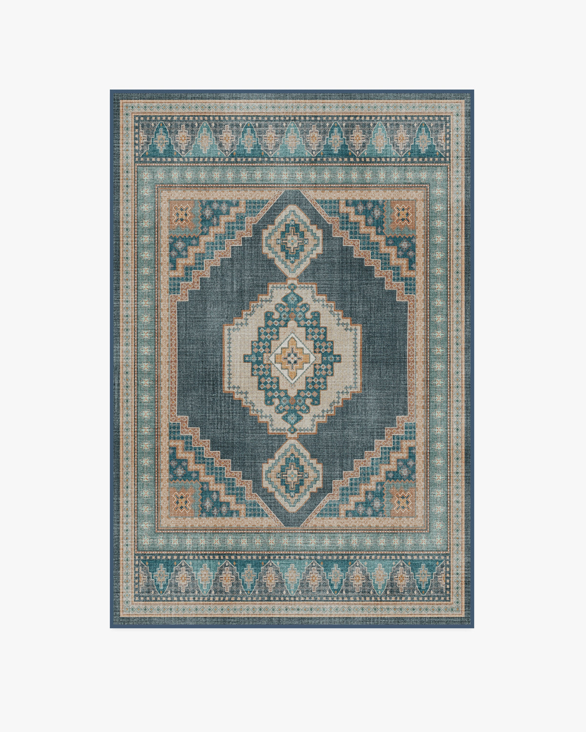 Rayne — Halı, Soft Lacivert, AREA, beyaz zemin, 4x6