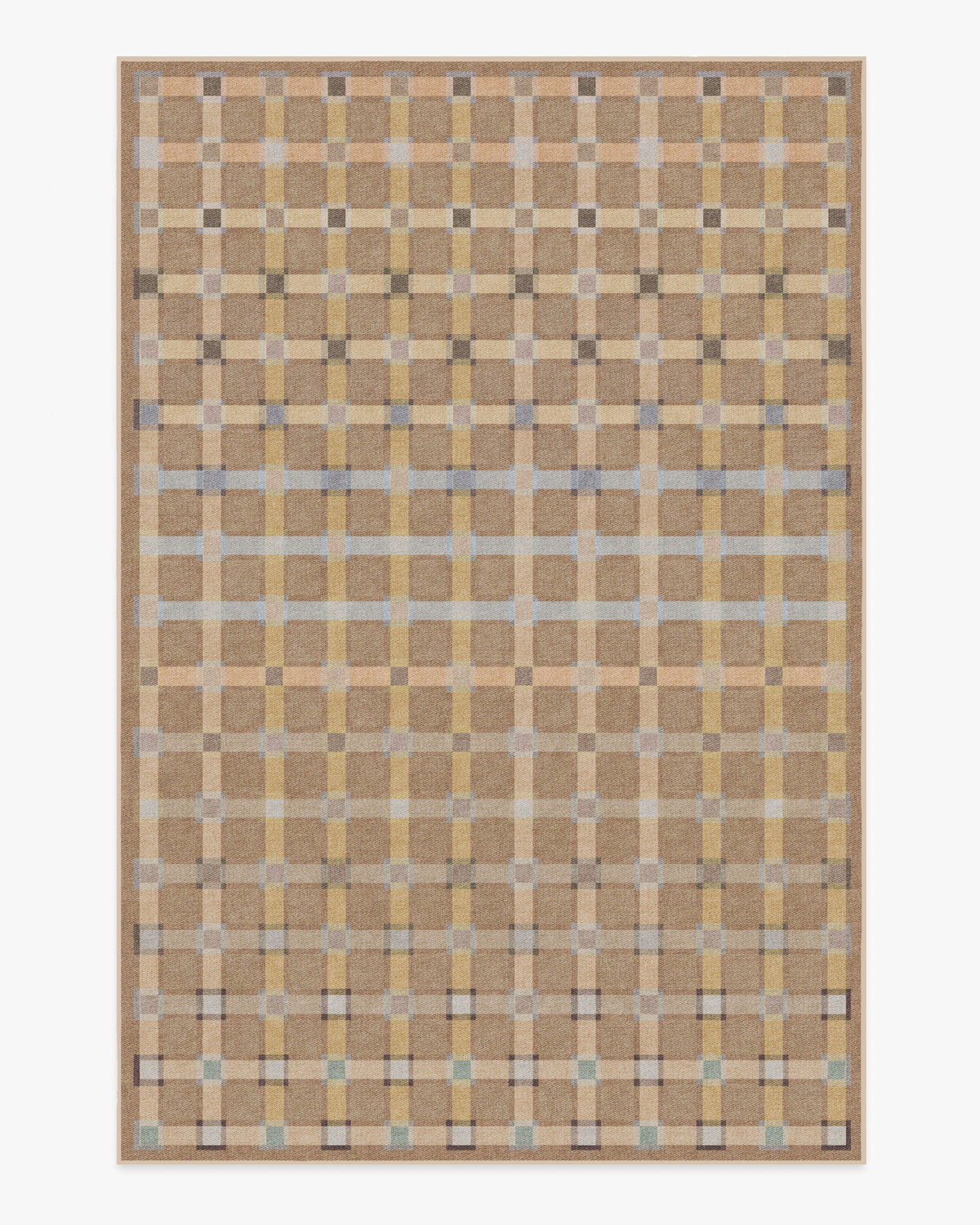 Maja — Halı, Toprak Sarısı Çok Renkli, AREA, beyaz zemin, 6x9