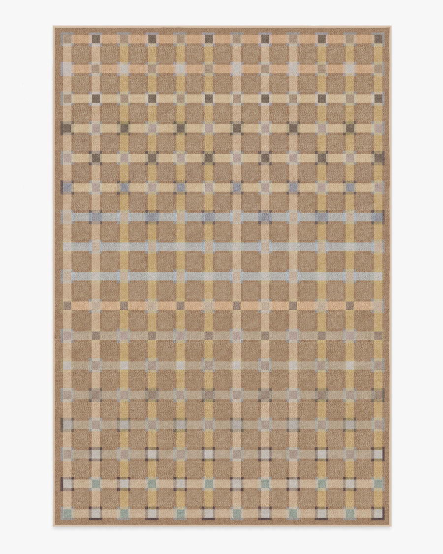 Maja — Halı, Toprak Sarısı Çok Renkli, AREA, beyaz zemin, 6x9