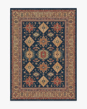 Cambria — Halı, Safir, AREA, beyaz zemin, 5x7