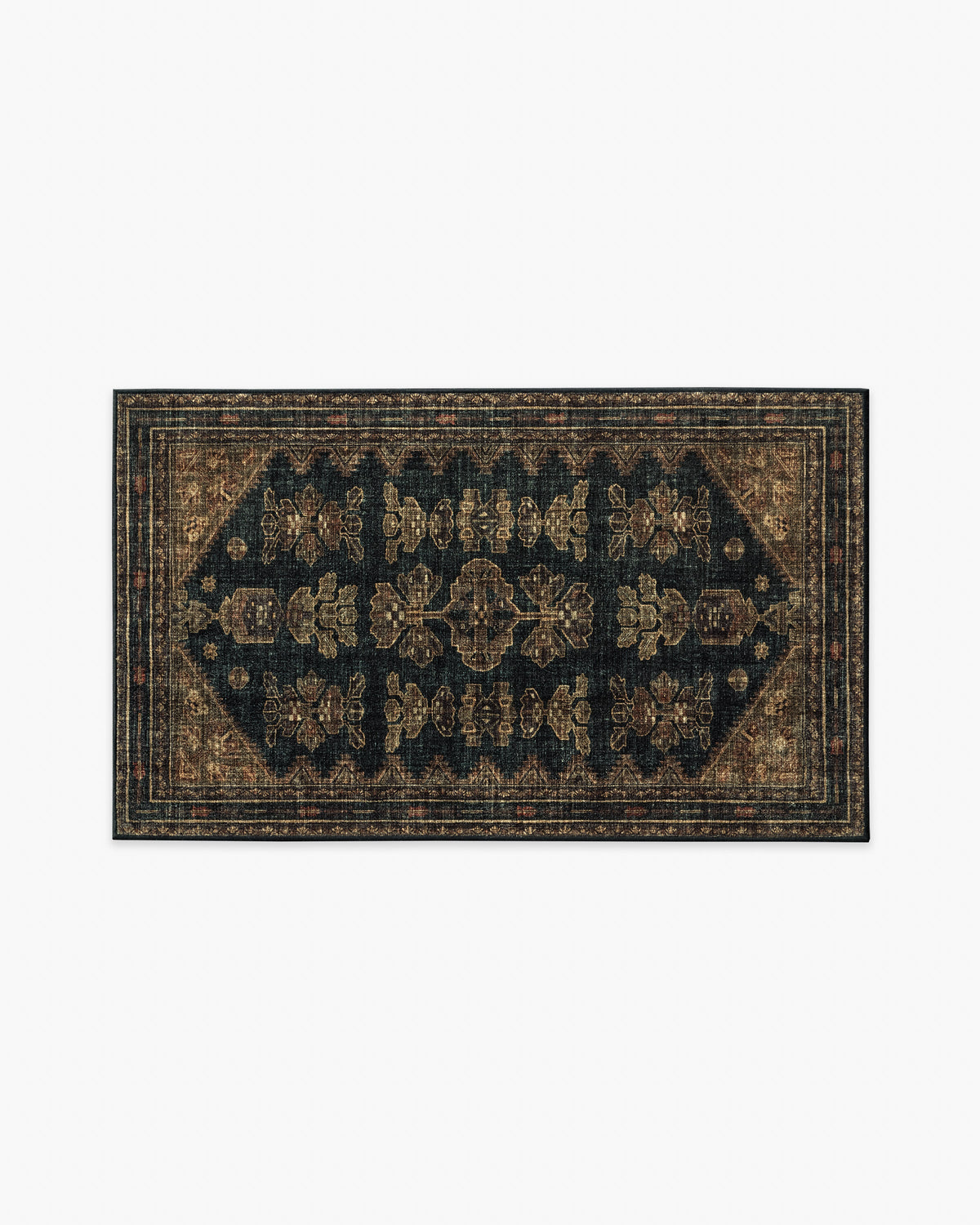 Pradera — Halı, Soft Siyah Kahverengi, AREA, beyaz zemin, 3x5