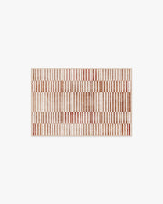 Shadow Stripe — Halı, Terracotta, AREA, beyaz zemin, 2x3