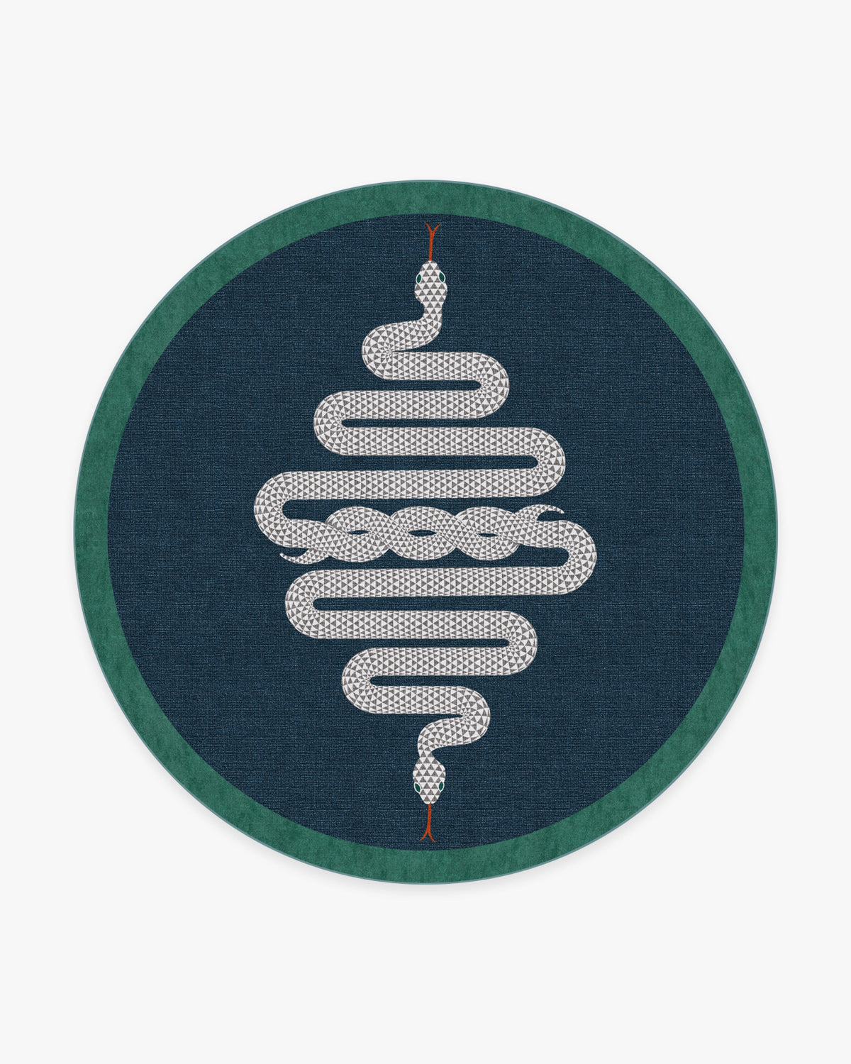 Venom — Halı, Safir, ROUND, beyaz zemin, 8R