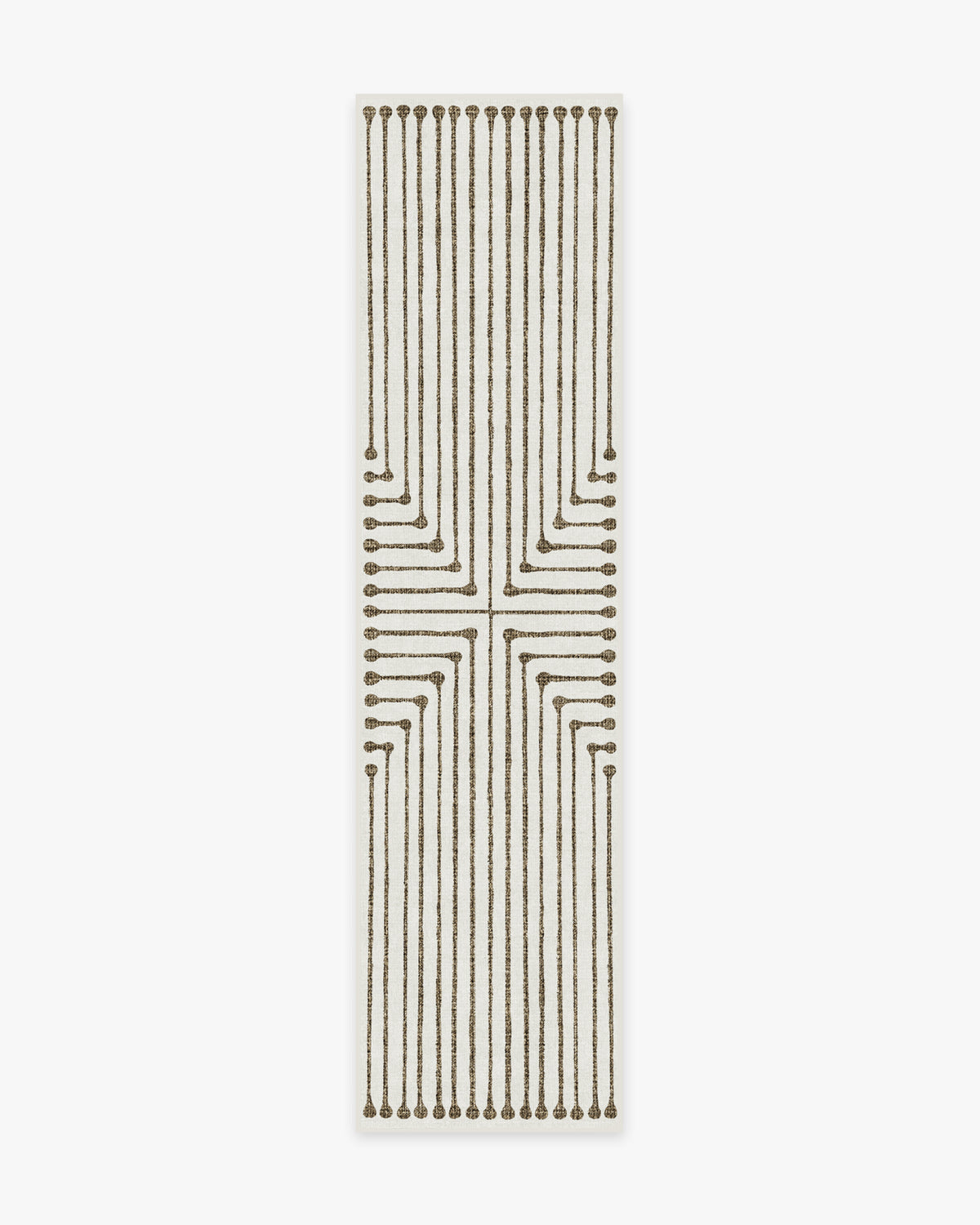 Inkdrop — Halı, Deve Tüyü Fildişi, RUNNER, beyaz zemin, 2x10