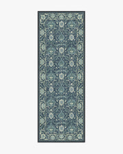 Morris And Co Montreal — Halı, Safir Mavi, RUNNER, beyaz zemin, 2x7