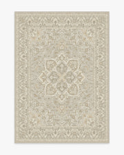 Hendesi Heriz — Halı, Krem, AREA, beyaz zemin, 5x7