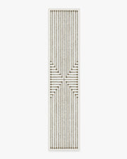 Inkdrop — Halı, Deve Tüyü Fildişi, RUNNER, beyaz zemin, 2x12