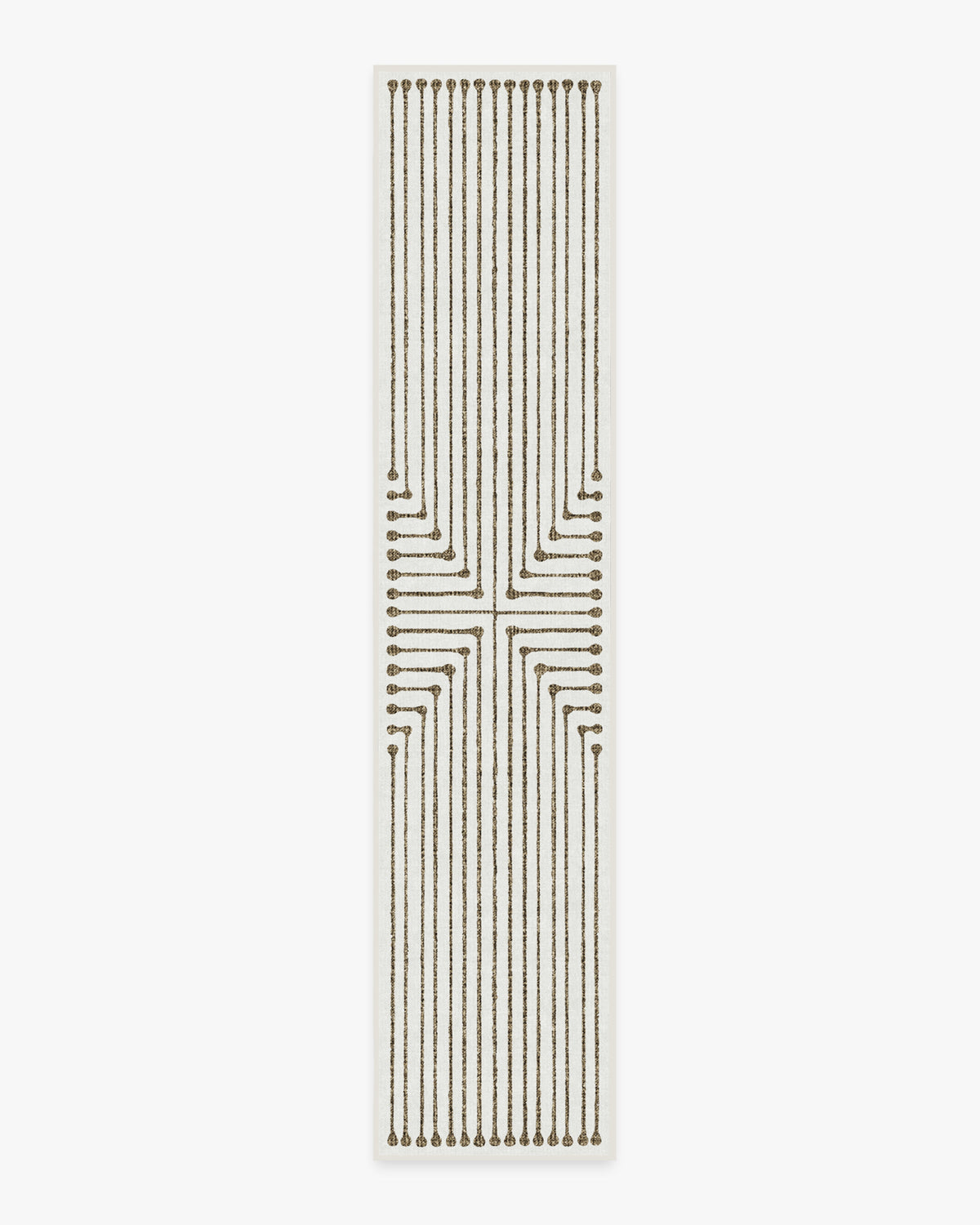 Inkdrop — Halı, Deve Tüyü Fildişi, RUNNER, beyaz zemin, 2x12