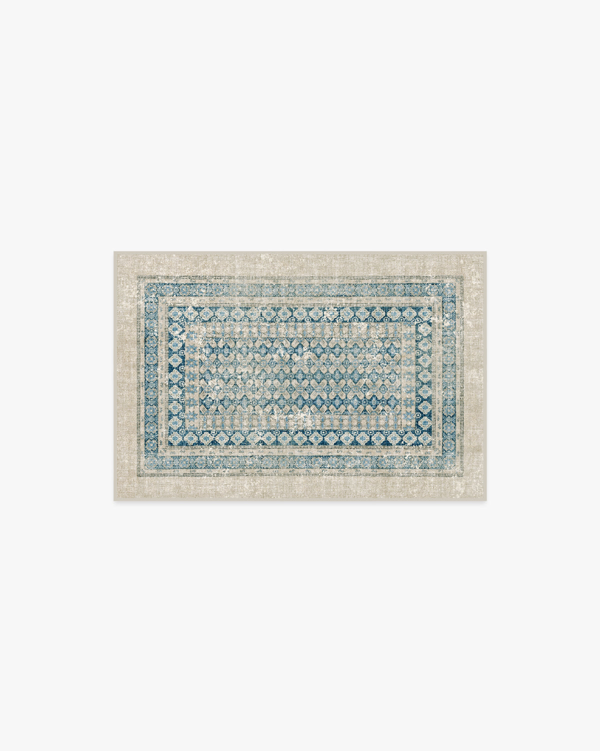 Cyrus — Halı, Nötr Mavi, AREA, beyaz zemin, 2x3