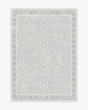 Celestine — Halı, Yumuşak Mavi, AREA, beyaz zemin, 5x7
