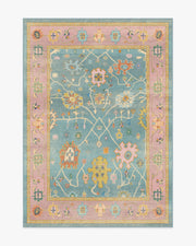 Jemima — Halı, Çok Renkli, AREA, beyaz zemin, 5x7
