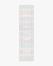 Ophelia — Halı, Opal Pembe, RUNNER, beyaz zemin, 2x10