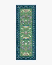 Flutterby — Halı, Yeşil Safir, RUNNER, beyaz zemin, 2x7