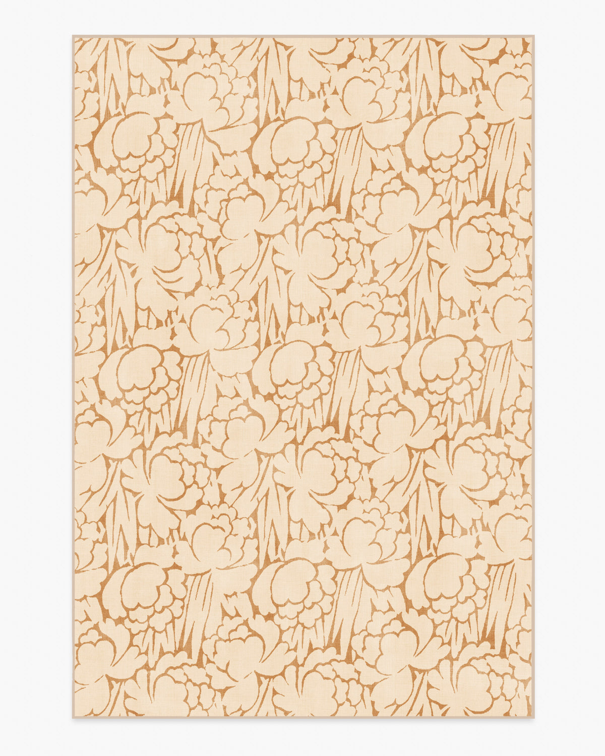 Corrine — Halı, Krem ve Toprak Sarısı, AREA, beyaz zemin, 6x9