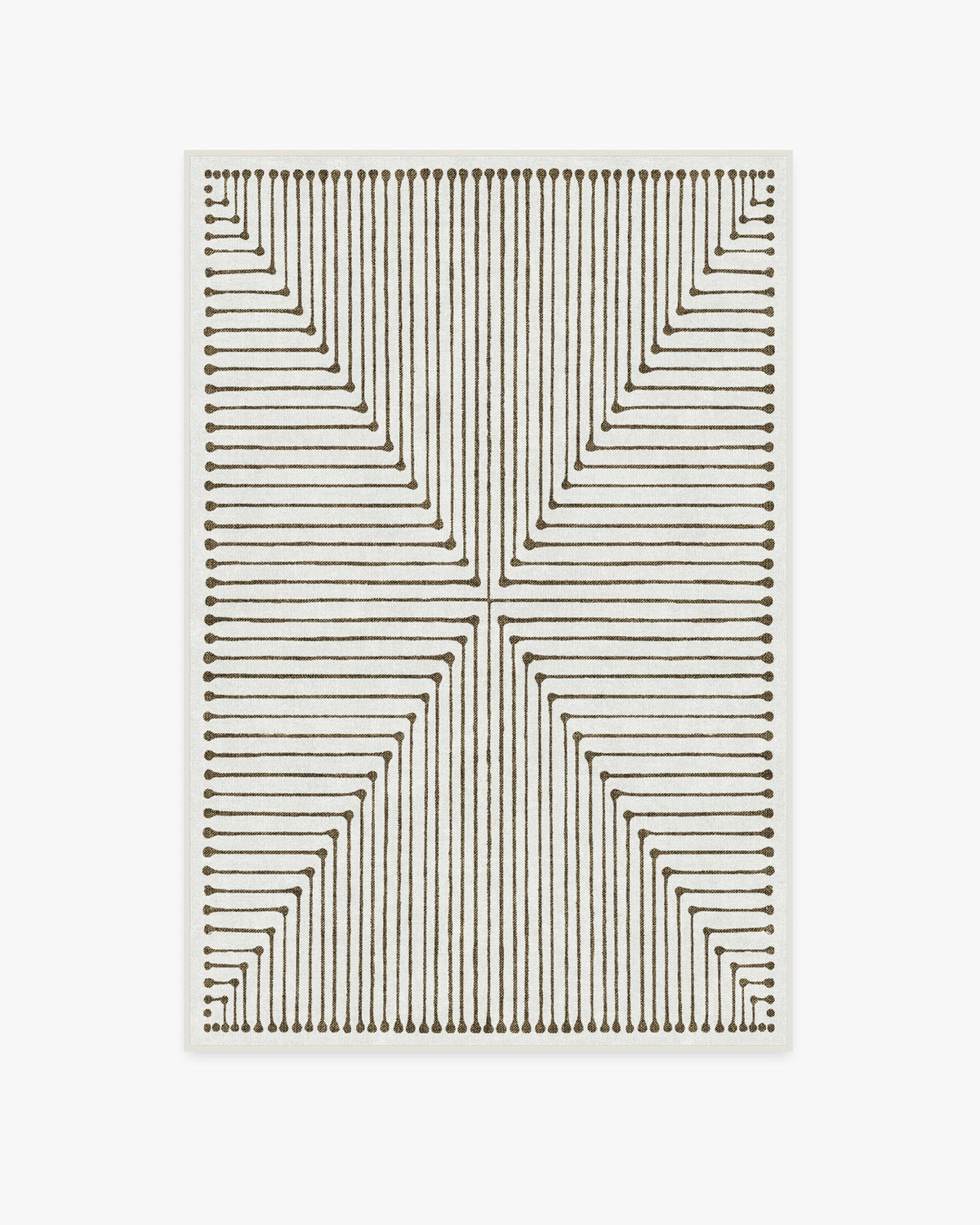 Inkdrop — Halı, Deve Tüyü Fildişi, AREA, beyaz zemin, 4x6