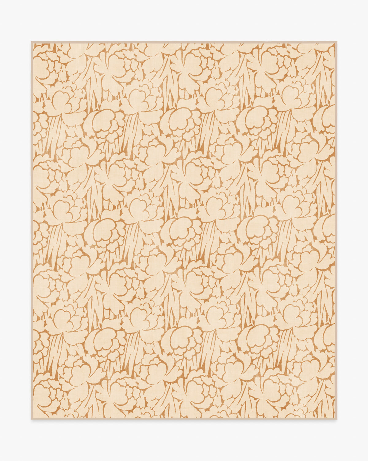 Corrine — Halı, Krem ve Toprak Sarısı, AREA, beyaz zemin, 8x10