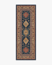 Cambria — Halı, Safir, RUNNER, beyaz zemin, 2x7