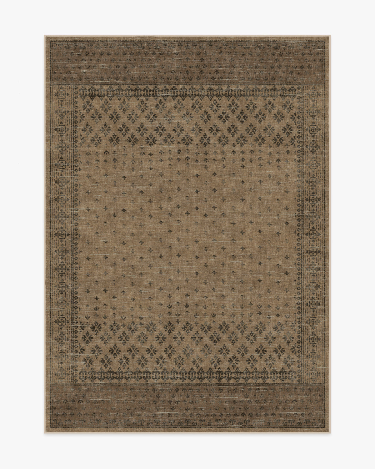 Fernanda — Halı, Siyah Taba, AREA, beyaz zemin, 5x7