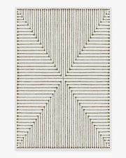 Inkdrop — Halı, Deve Tüyü Fildişi, AREA, beyaz zemin, 6x9