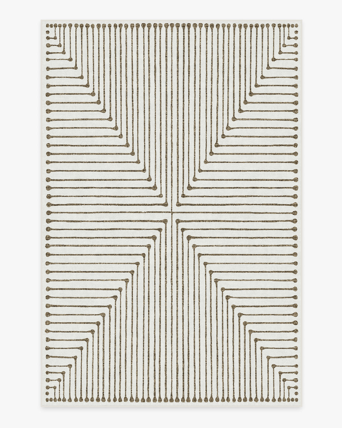 Inkdrop — Halı, Deve Tüyü Fildişi, AREA, beyaz zemin, 6x9