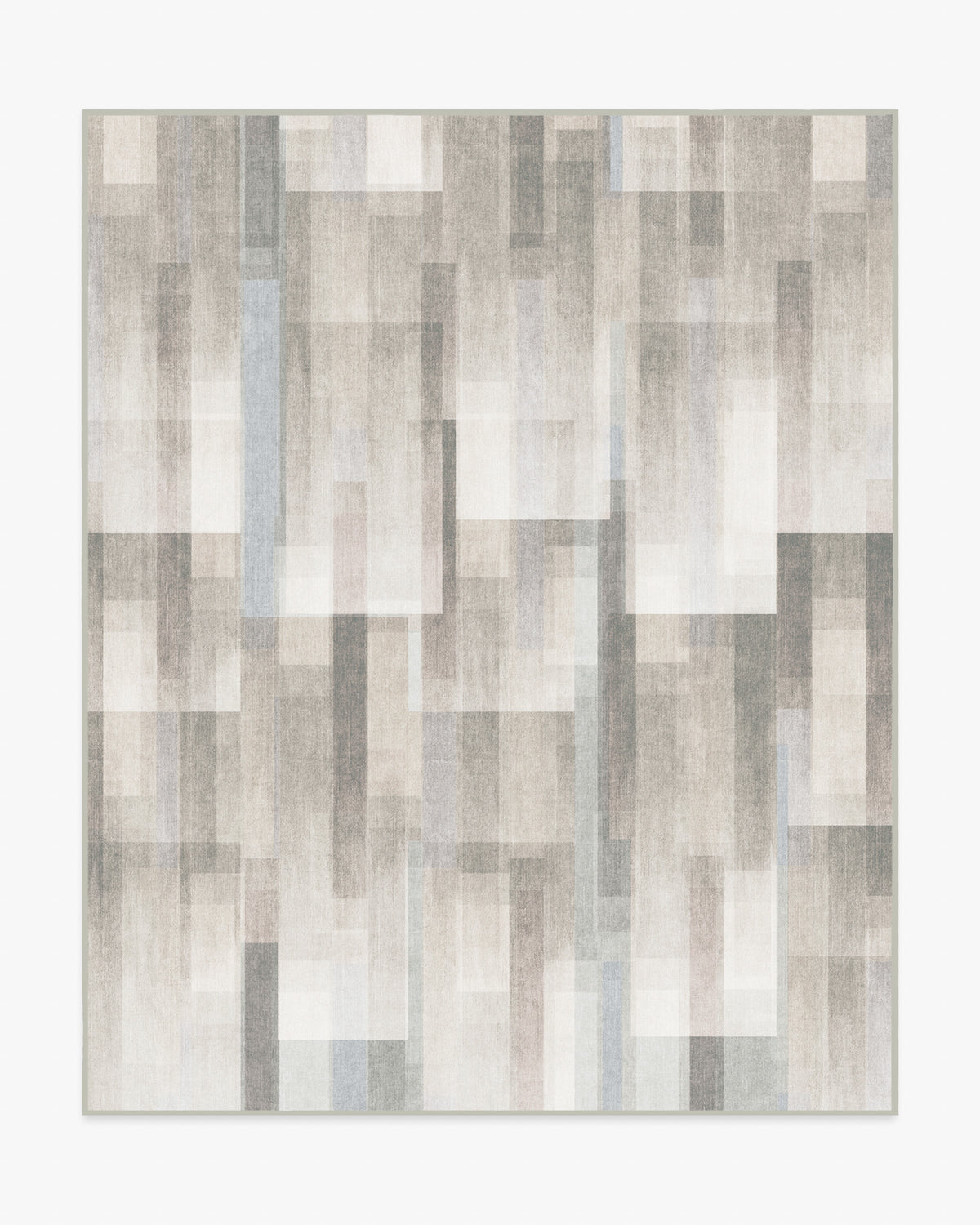 Solar Drift — Halı, Warm Gri, AREA, beyaz zemin, 8x10