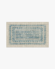 Cyrus — Halı, Nötr Mavi, AREA, beyaz zemin, 3x5