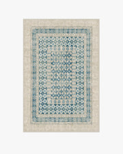 Cyrus — Halı, Nötr Mavi, AREA, beyaz zemin, 4x6