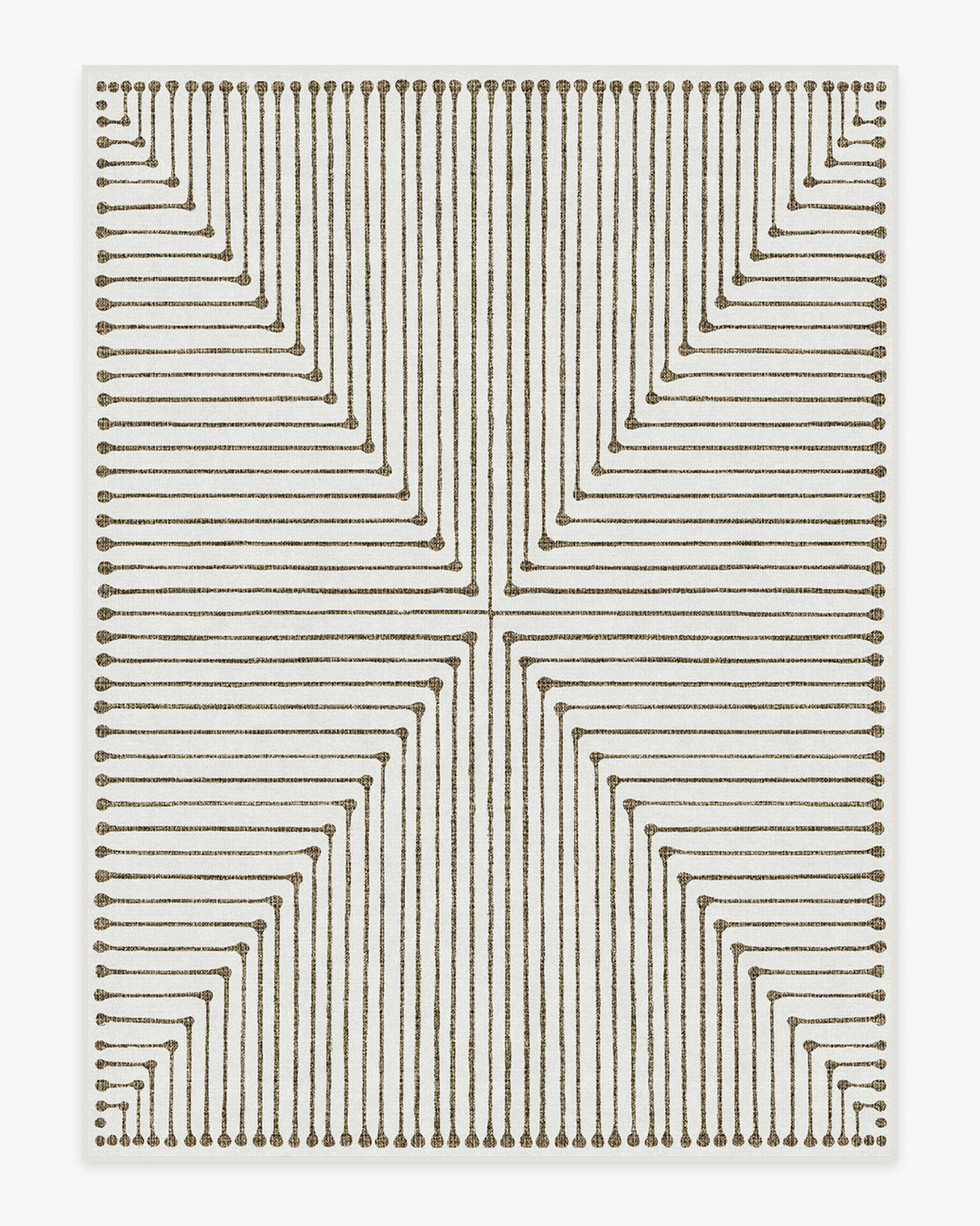 Inkdrop — Halı, Deve Tüyü Fildişi, AREA, beyaz zemin, 9x12