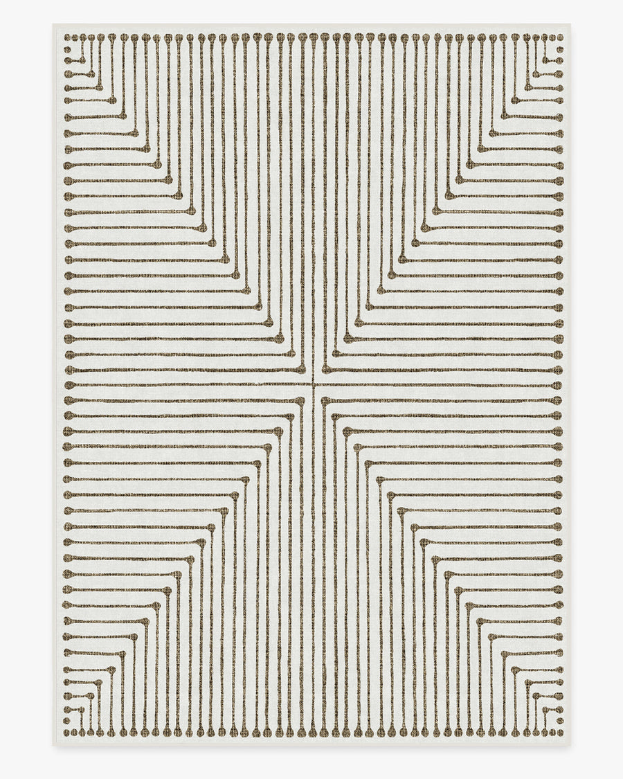 Inkdrop — Halı, Deve Tüyü Fildişi, AREA, beyaz zemin, 10x14