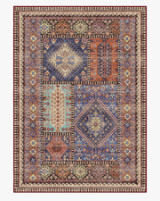Rumi — Halı, Çok Renkli, AREA, beyaz zemin, 10x14