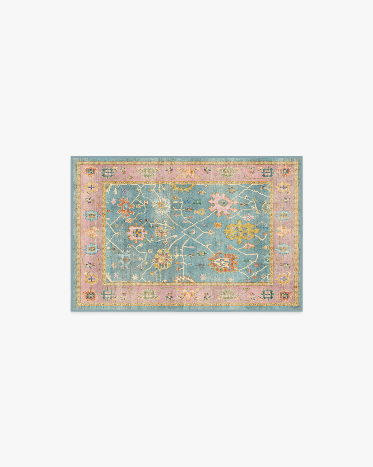 Jemima — Halı, Çok Renkli, AREA, beyaz zemin, 2x3