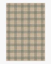 Pierre — Halı, Zeytin ve Doğal, AREA, beyaz zemin, 6x9