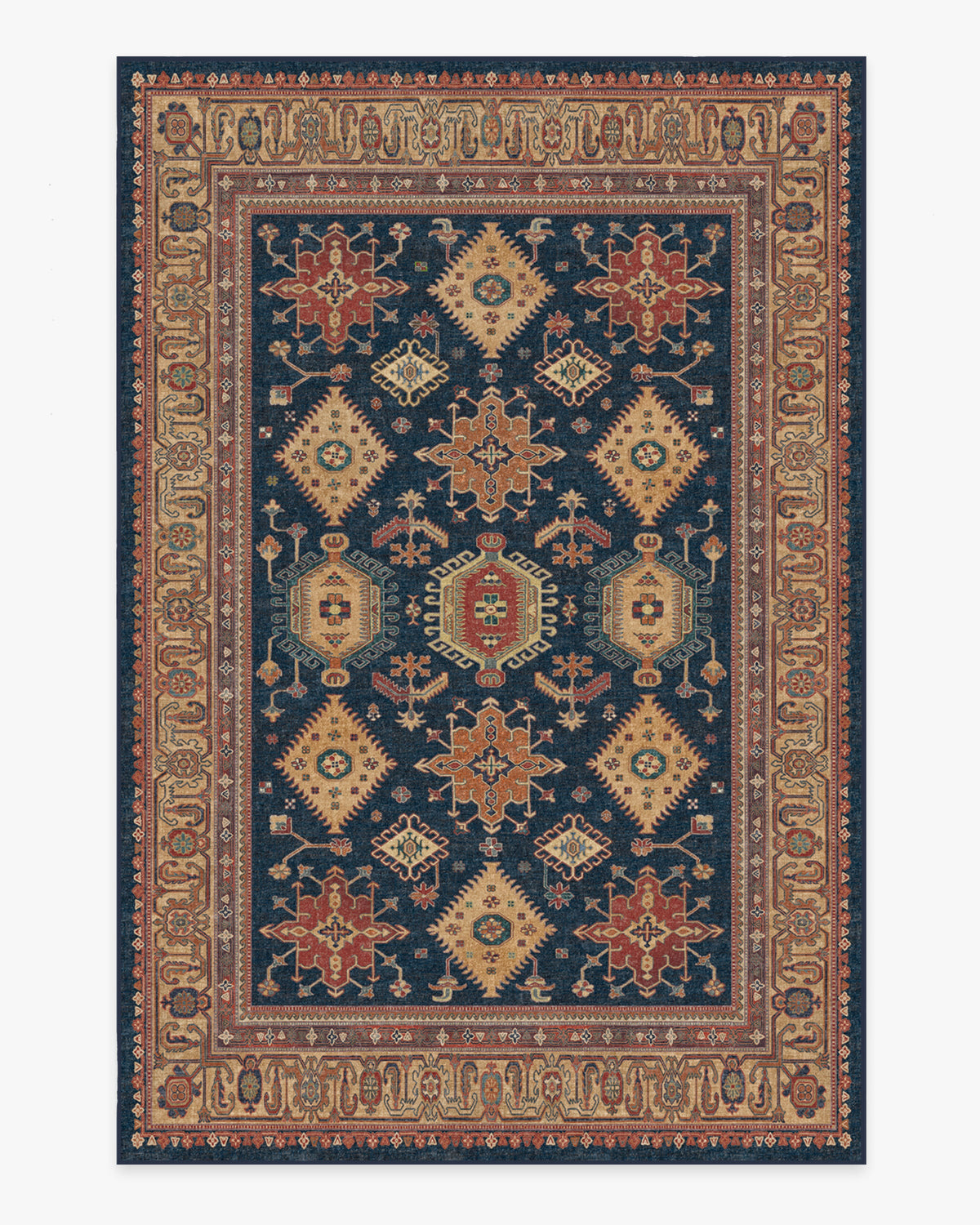 Cambria — Halı, Safir, AREA, beyaz zemin, 6x9