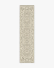 Hendesi Heriz — Halı, Krem, RUNNER, beyaz zemin, 2x10