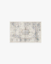 Sarrah — Halı, Quartz Mavi, AREA, beyaz zemin, 2x3
