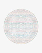 Ophelia — Halı, Opal Pembe, ROUND, beyaz zemin, 8R