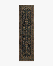 Pradera — Halı, Soft Siyah Kahverengi, RUNNER, beyaz zemin, 2x10
