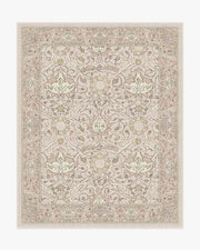 Morris And Co Montreal — Halı, Yumuşak Pembe, AREA, beyaz zemin, 8x10