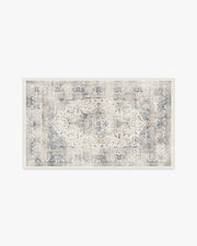 Sarrah — Halı, Quartz Mavi, AREA, beyaz zemin, 3x5