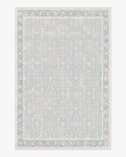 Celestine — Halı, Yumuşak Mavi, AREA, beyaz zemin, 6x9