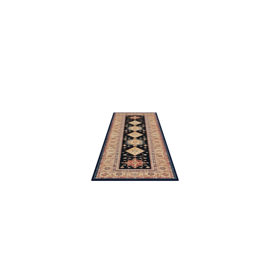 Cambria — Halı, Safir, RUNNER, beyaz zemin, 2x10