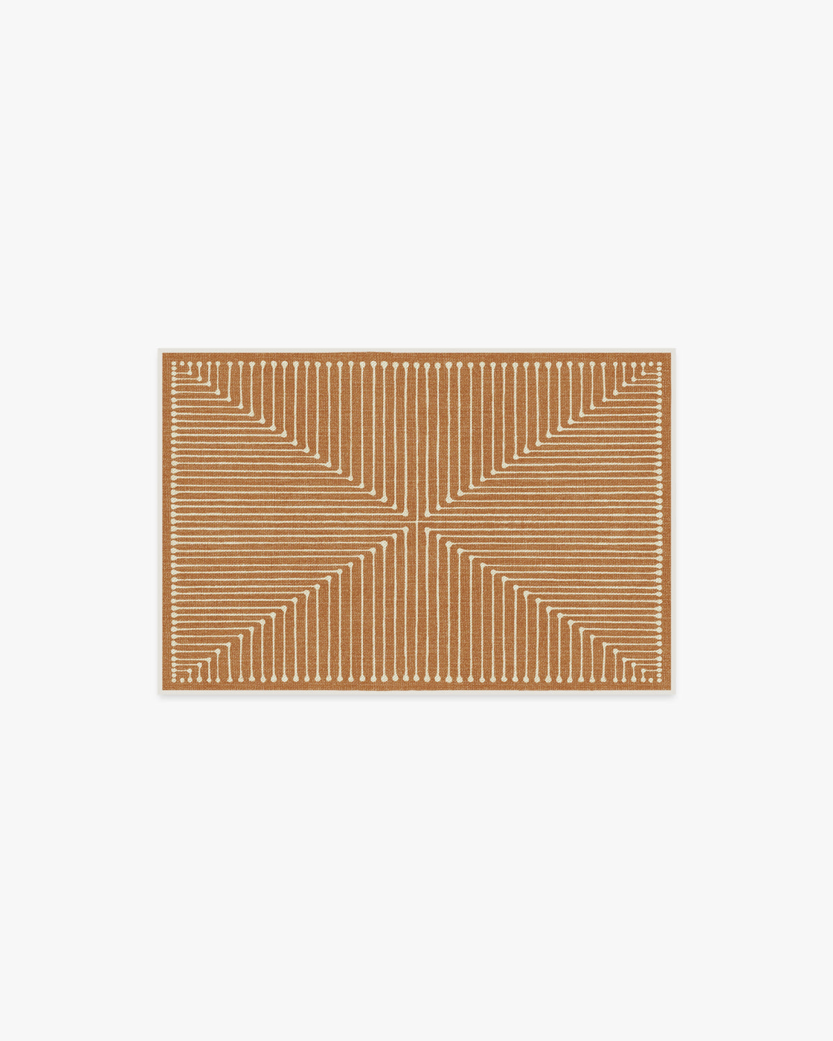 Inkdrop — Halı, Bakır, AREA, beyaz zemin, 2x3
