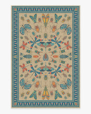 Flutterby — Halı, Çok Renkli, AREA, beyaz zemin, 6x9