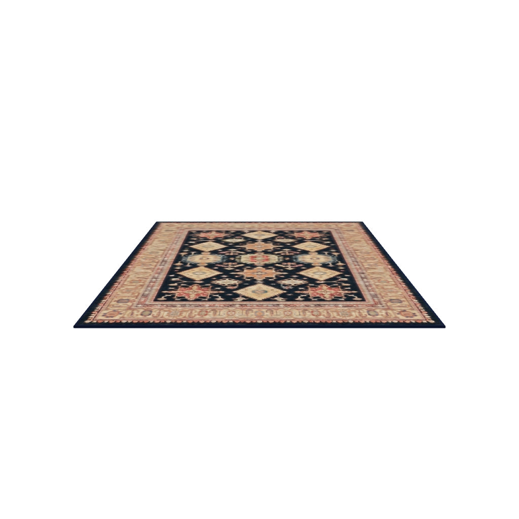 Cambria — Halı, Safir, AREA, beyaz zemin, 5x7