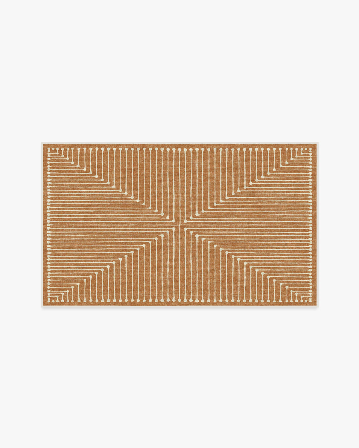 Inkdrop — Halı, Bakır, AREA, beyaz zemin, 3x5