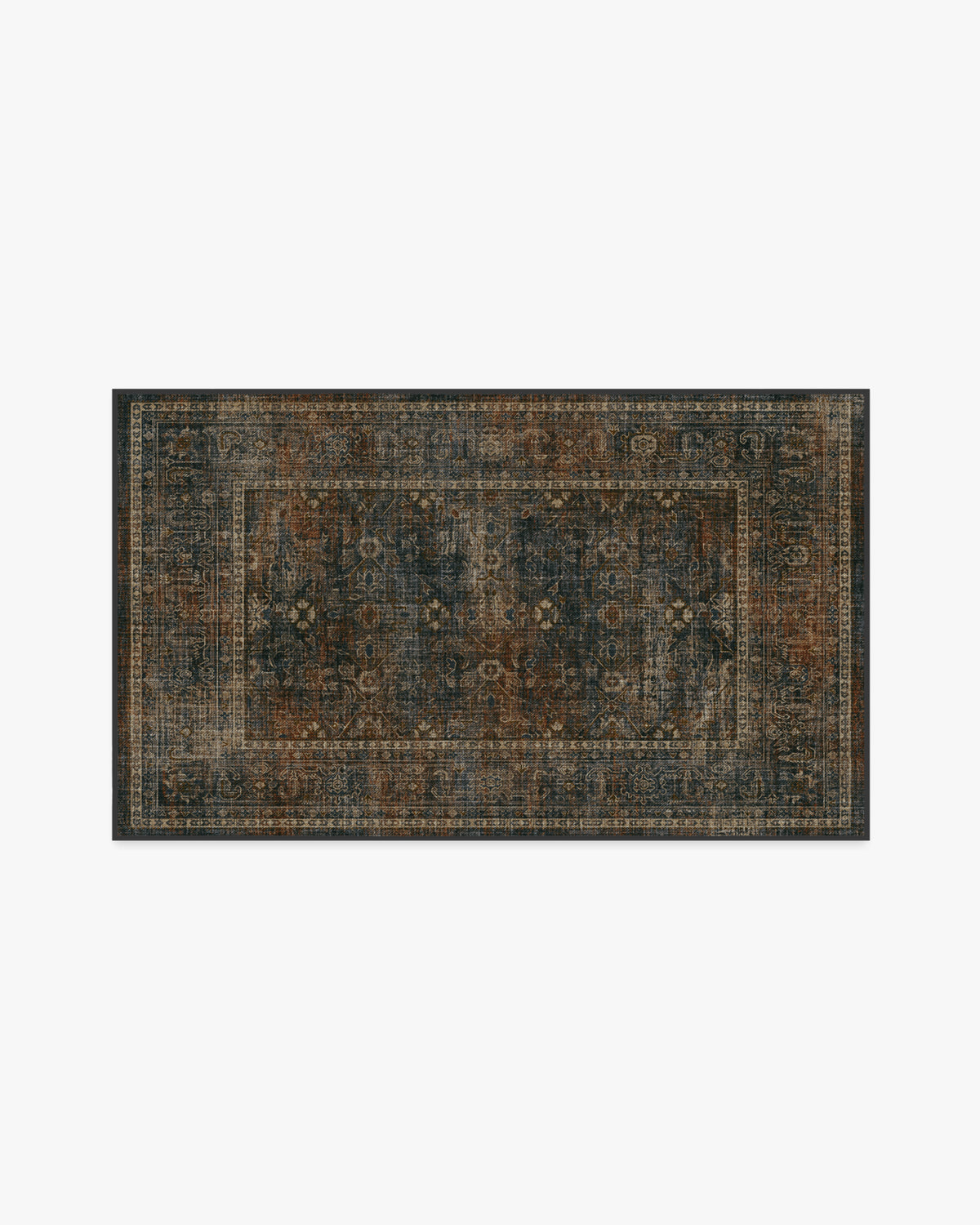 Ophelia — Halı, Redwood Kahverengi, AREA, beyaz zemin, 3x5