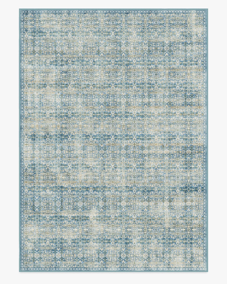 Sierra — Halı, Mavi, AREA, beyaz zemin, 10x14