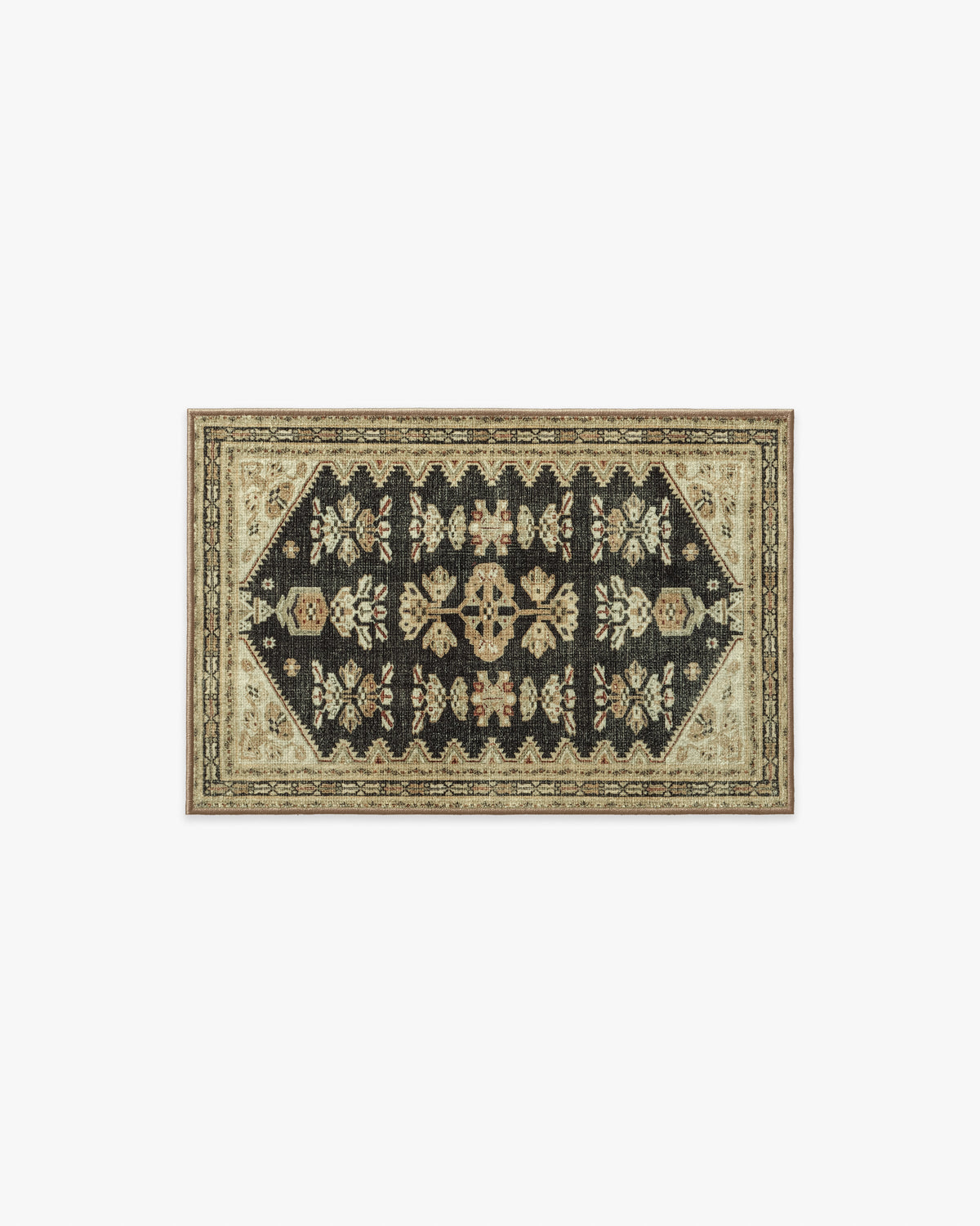 Pradera — Halı, Taba Soft Siyah, AREA, beyaz zemin, 2x3