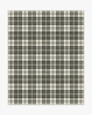Dress Stewart Tartan — Halı, Siyah Fildişi, AREA, beyaz zemin, 8x10